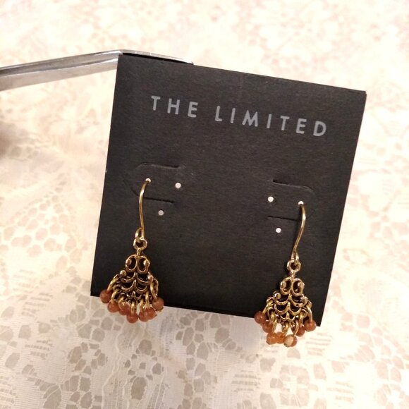 Vintage Handmade Beads Copper Earrings Timeless VTG Jewelry - Picture 3 of 6